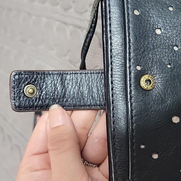 Black Fossil Wristlet/Crossbody - Picture 8 of 14